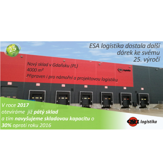 ESA logistika warehouse - Gdaňsk