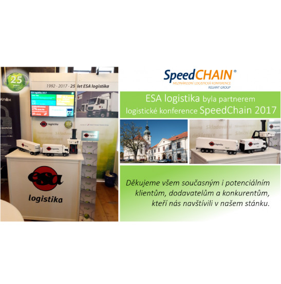 ESA logistika byla partnerem logistické konference SpeedChain 2017