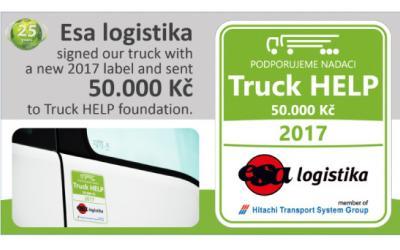 ESA podporuje nadaci Truck HELP