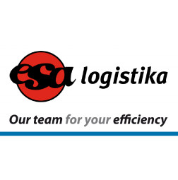 ESA logistika logo and slogan Our team for your efficiency