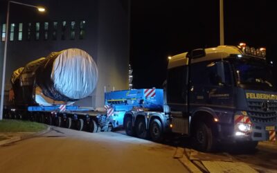 Heavy cargo for the CCGT power plant in Wolfsburg