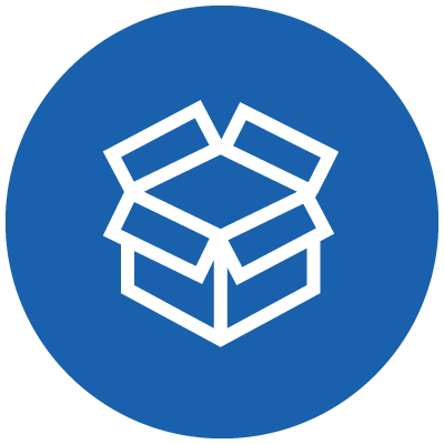 Fulfillment - Goods picking and packing service icon