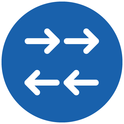 Data transfer icon